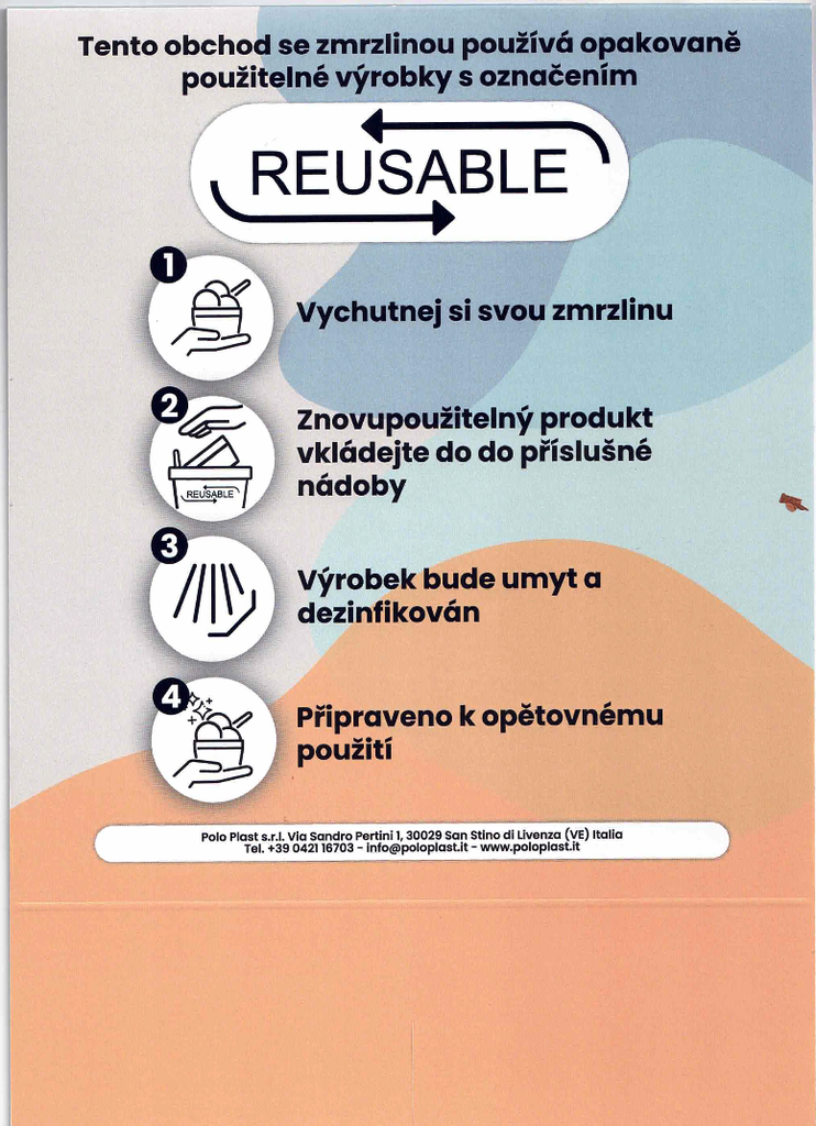 Informačná strieška - Znovu použiteľné produkty z plastu