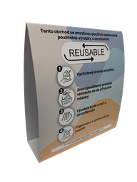 [1846] Informačná strieška - Znovu použiteľné produkty z plastu